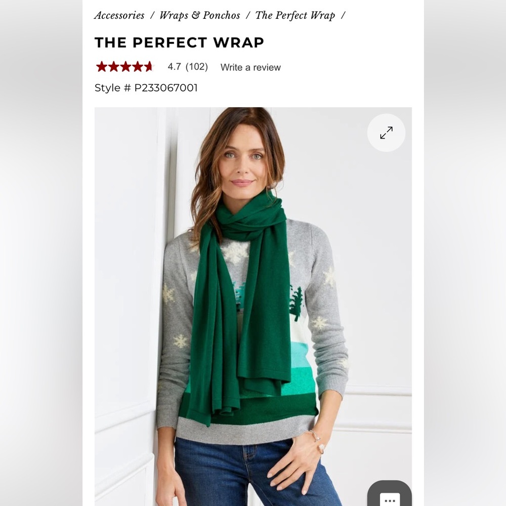 Brand new Talbots perfect wrap